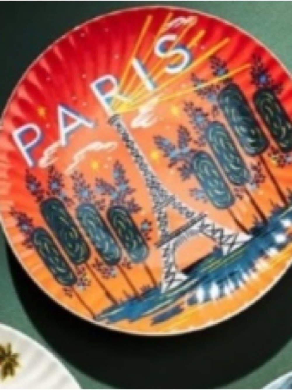 Anthropologie Rifle Paper Paris Plate (1) NWT